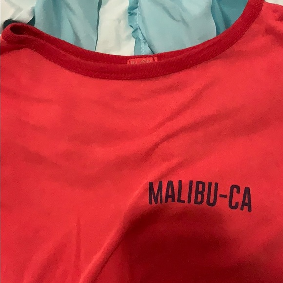 Brandy Melville Red T-Shirt - Picture 2 of 3